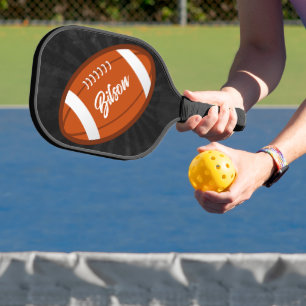 Football Illustration Cool Grunge Personalised Pickleball Paddle