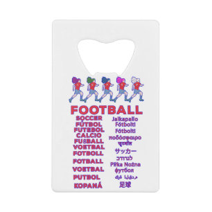 Football in Multiple Languages -Fußball Calcio Soc