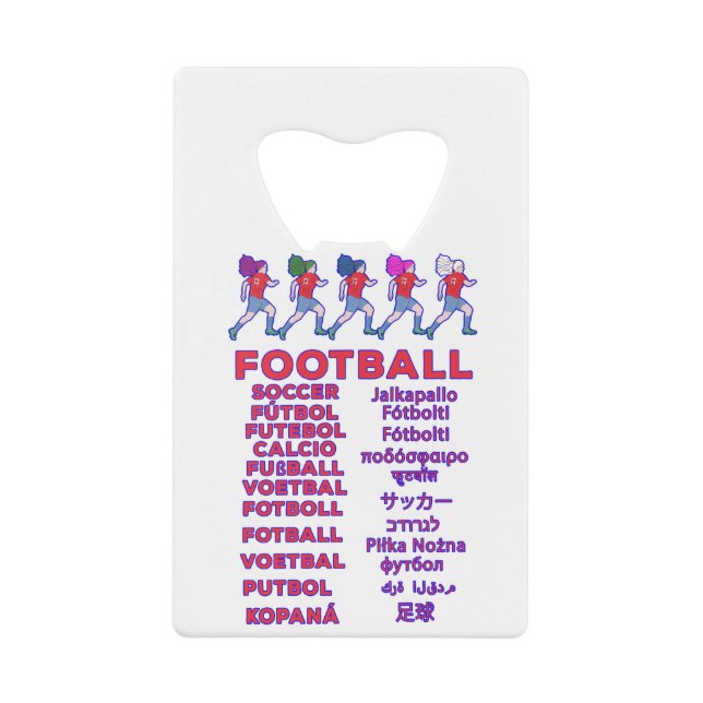 Football in Multiple Languages -Fußball Calcio Soc (Front)