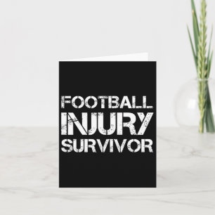 Football Injury Survivor  Card