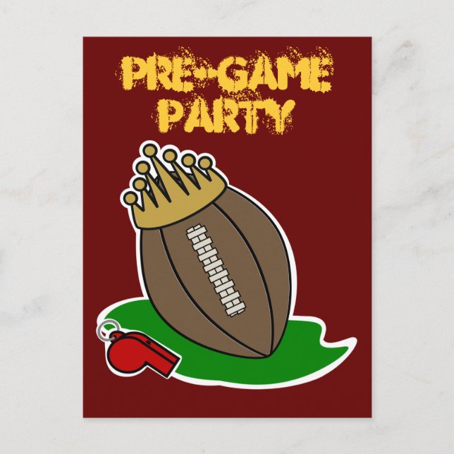 Football Invitations (Front)