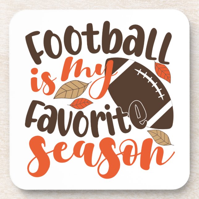 Football is My Favourite Sesaon Coaster (Front)