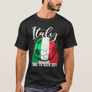Football Italy Flag Euro, Soccer T-Shirt