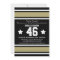 Football Jersey Black|Gold Party Invitations