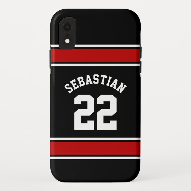 Football Jersey Novelty Personalised Name Case-Mate iPhone Case (Back)