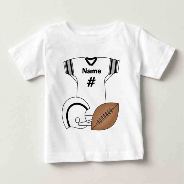 Football Jersey Post Your Number T-shirt (Front)