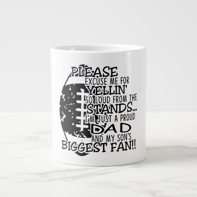 Football - Jumbo Mug (Front)