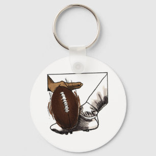 Football Kick T-shirts and Gifts Key Ring