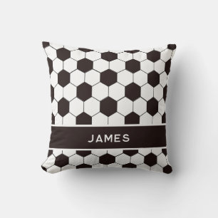 Football Kids Soccer pattern Footballer birthday Cushion