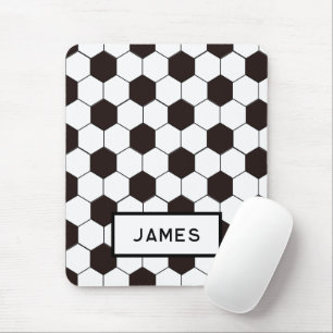 Football Kids Soccer pattern Footballer birthday Mouse Pad