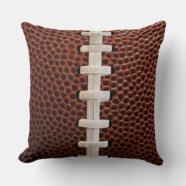 Football Laces Texture Background Cushion (Front)