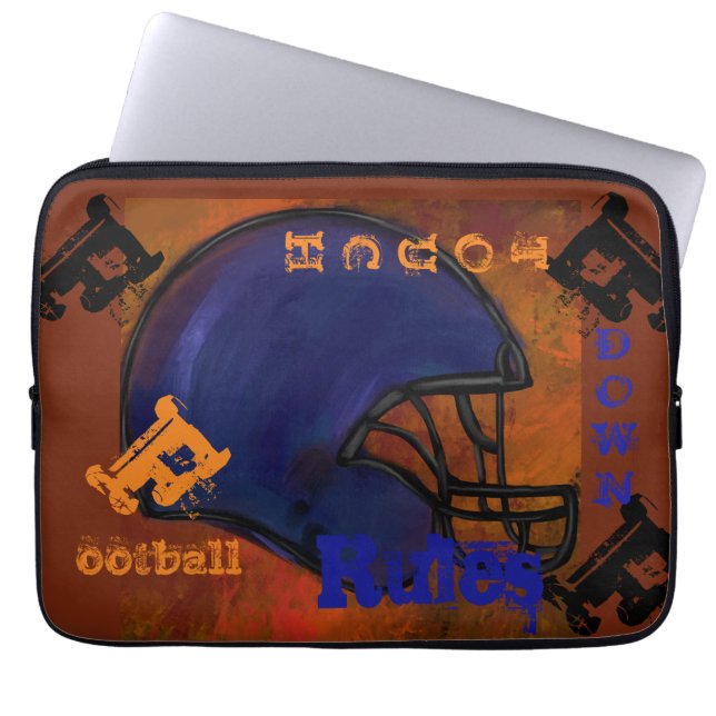 FOOTBALL LAPTOP SLEEVE (Front)