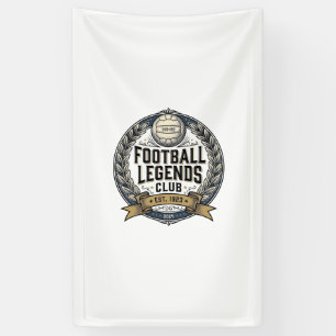 Football Legends Club Vintage Soccer Shirt Design_ Banner