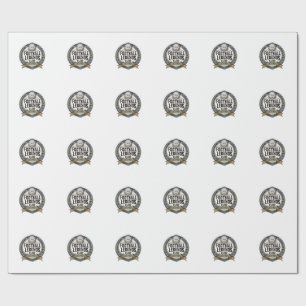Football Legends Club Vintage Soccer Shirt Design_ Wrapping Paper