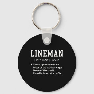 Football Lineman Definition Funny Offensive Linema Key Ring