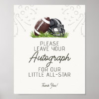 Football Little All Star Autograph Guestbook