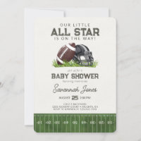 Football Little All Star Baller Baby Shower