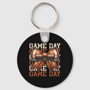 Football Lovers Game Day Season Football Fan Men W Key Ring