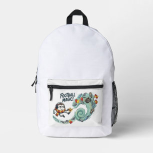 Football Magic Genie Soccer Ball Funny Gift Printed Backpack