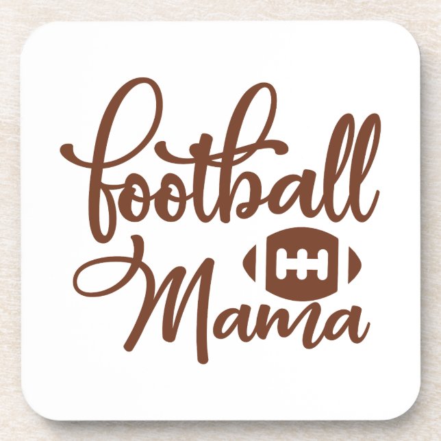 Football Mama Coaster (Front)