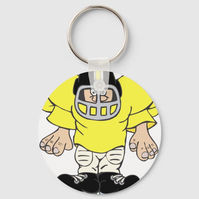 Football Man Key Ring (Front)