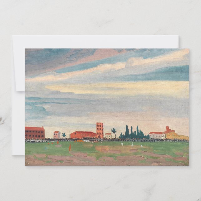 Football Match at Collioure | James Dickson Innes (Front)