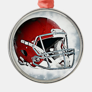 Football Metal Ornament