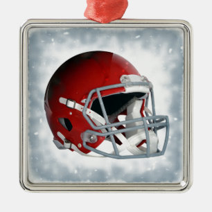 Football Metal Ornament