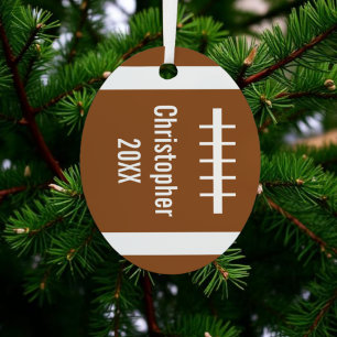 Football Metal Tree Decoration