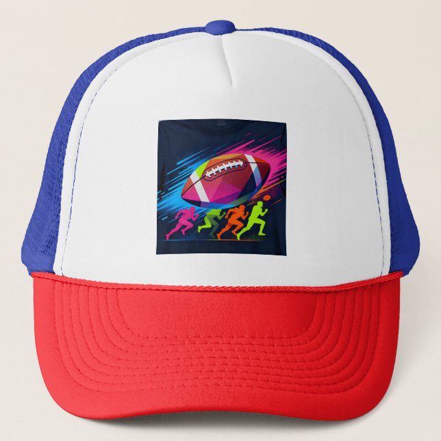 football mode on trucker hat (Front)