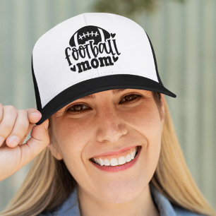 Football Mom, Funny Mom of The Football Trucker Hat