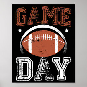 Football Motivational Style Season Gifts Boys Men  Poster