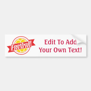Football Mum Bumper Sticker