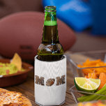 Football Mum Can Cooler<br><div class="desc">Grab this football Mum can cooler to celebrate after the game. This football mum design can be found on other items in my store,  PageCreativeDesigns.</div>