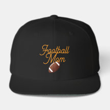Football Mum Cap Black