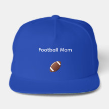 Football Mum Cap Blue and White