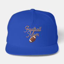 Football Mum Cap Blue and White