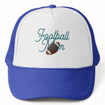 Football Mum Cap Blue and White