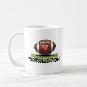 Football Mum Ceramic Mug   Perfect Gift for Sports