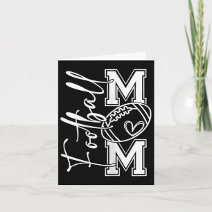Football Mum Football Mum Football Mum Football Fo Card