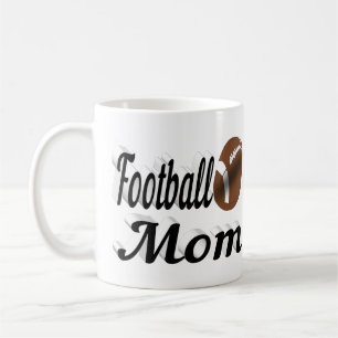 Football Mum half text Coffee Mug