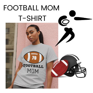 Football Mum Jersey Number T-Shirt