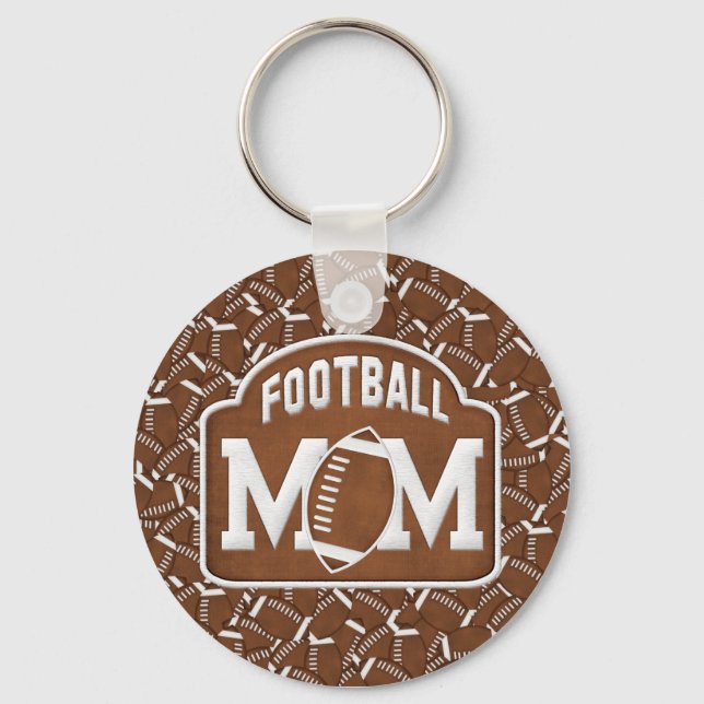 Football Mum Key Ring (Front)