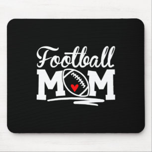 Football Mum Leopard Football Love Football Player Mouse Pad