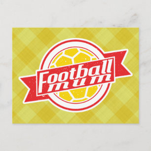 Football Mum Postcard