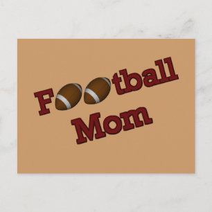 Football Mum Postcard