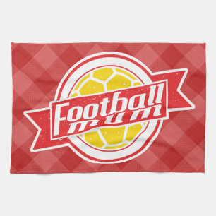 Football Mum Tea Towel