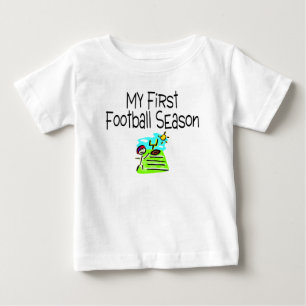 Football My First Football Season (Stick Figure) Baby T-Shirt