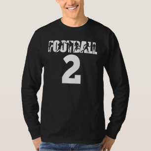 Football Number 2 My Favorite Football Players Num T-Shirt