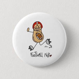Football Nut T-shirts and Gifts 6 Cm Round Badge